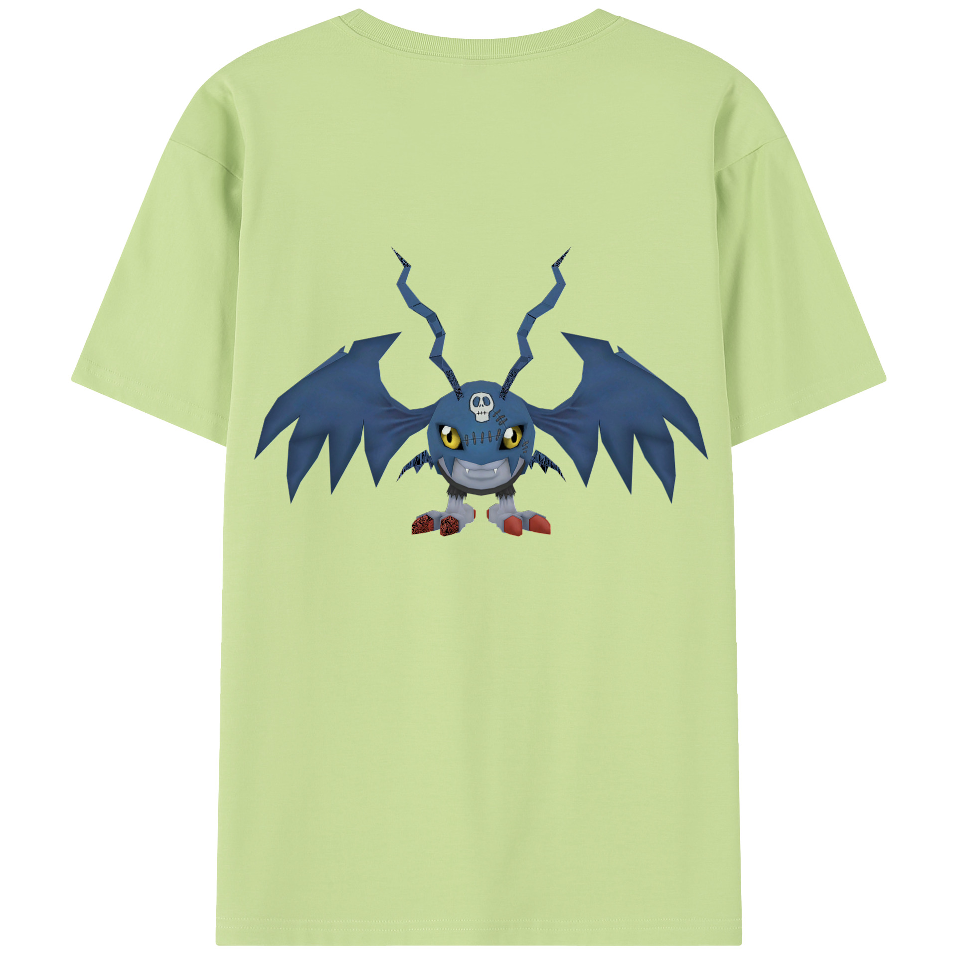 （画像用） Digimon デジタルモンスター/デジモン 綿100％半袖Tシャツ（背面プリント）